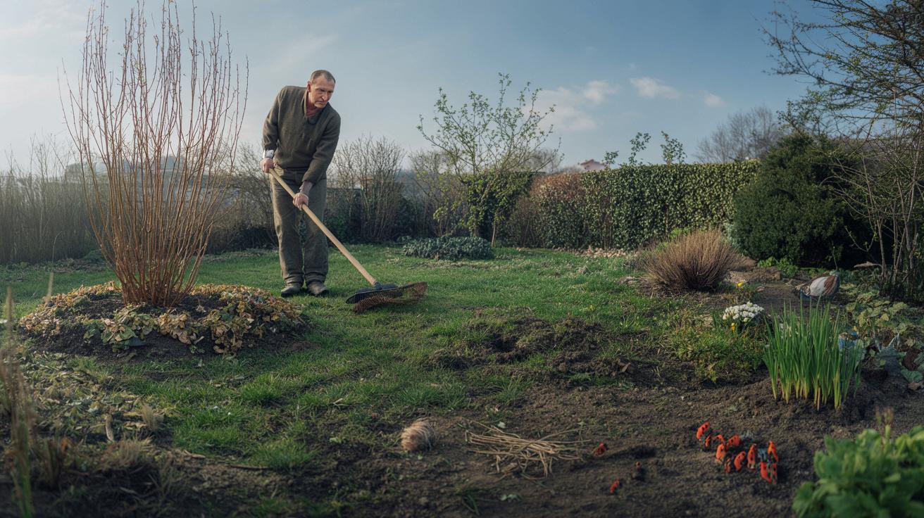 Nie spiesz się z grabiami: 5 prac w ogrodzie, z którymi lepiej zaczekać do kwietnia