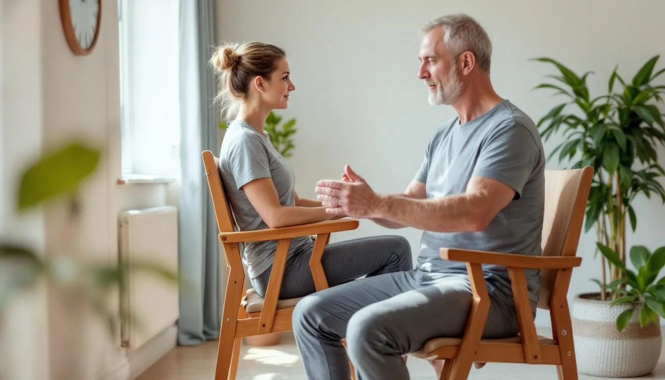 Nie tylko dla seniorów, te ćwiczenia na krześle poprawiają postawę