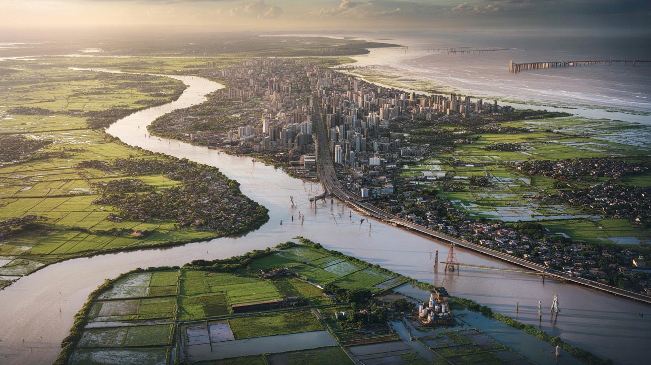 Nie tylko wzrost mórz. Ziemia pod kluczowymi deltami zapada się szybciej