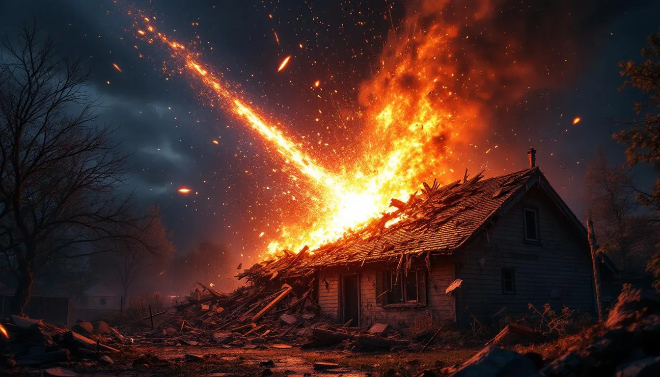 Nie UFO ani gwiazda, ten bolid kosmiczny przebija dach i zostawia deszcz odłamków