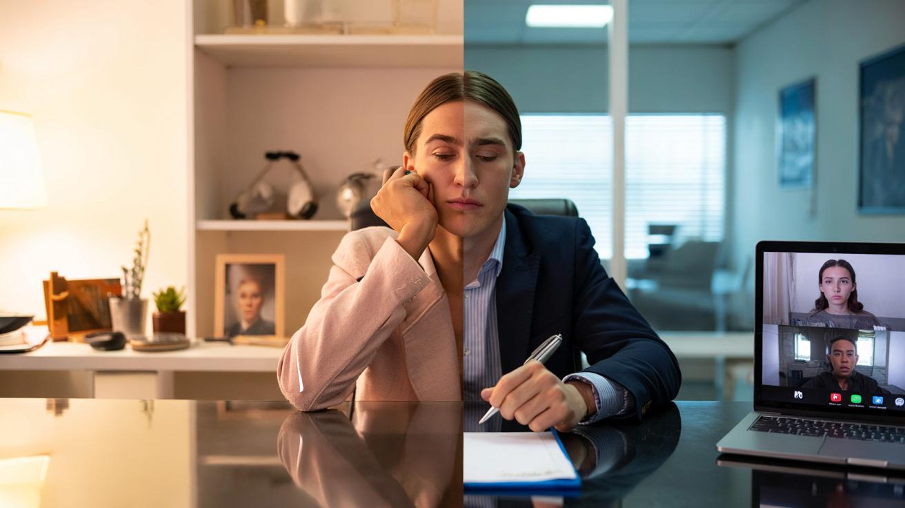 Nie wypala ciężka praca, tylko udawanie siebie w pracy