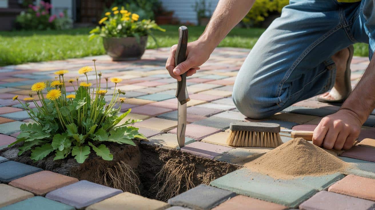 Nie wyrywaj chwastów z kostki zbyt wcześnie. Jeden błąd psuje całą pracę