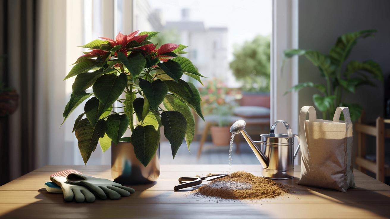 Nie wyrzucaj gwiazdy betlejemskiej po świętach: jeden błąd wiosną psuje ją na całe lato