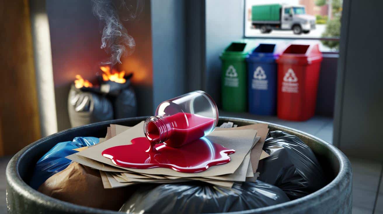 Nie wyrzucaj lakieru do paznokci do śmieci zmieszanych. Grożą kary i ryzyko pożaru