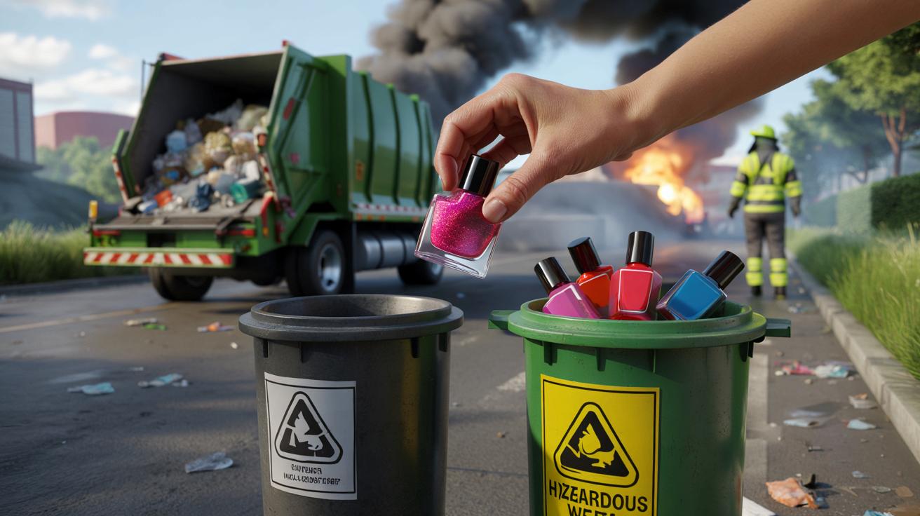 Nie wyrzucaj lakieru do paznokci do złego kosza. Możesz mieć poważne kłopoty