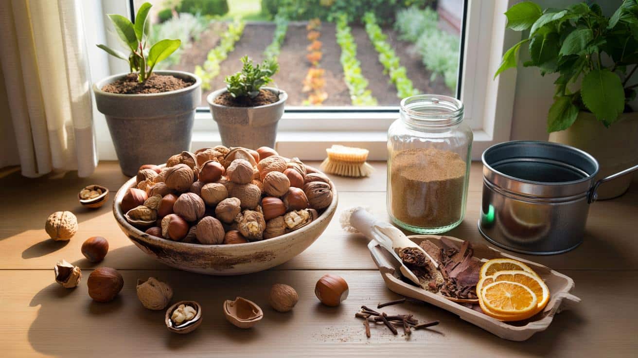 Nie wyrzucaj łupin orzechów. Zrób z nich skarb do domu i ogrodu