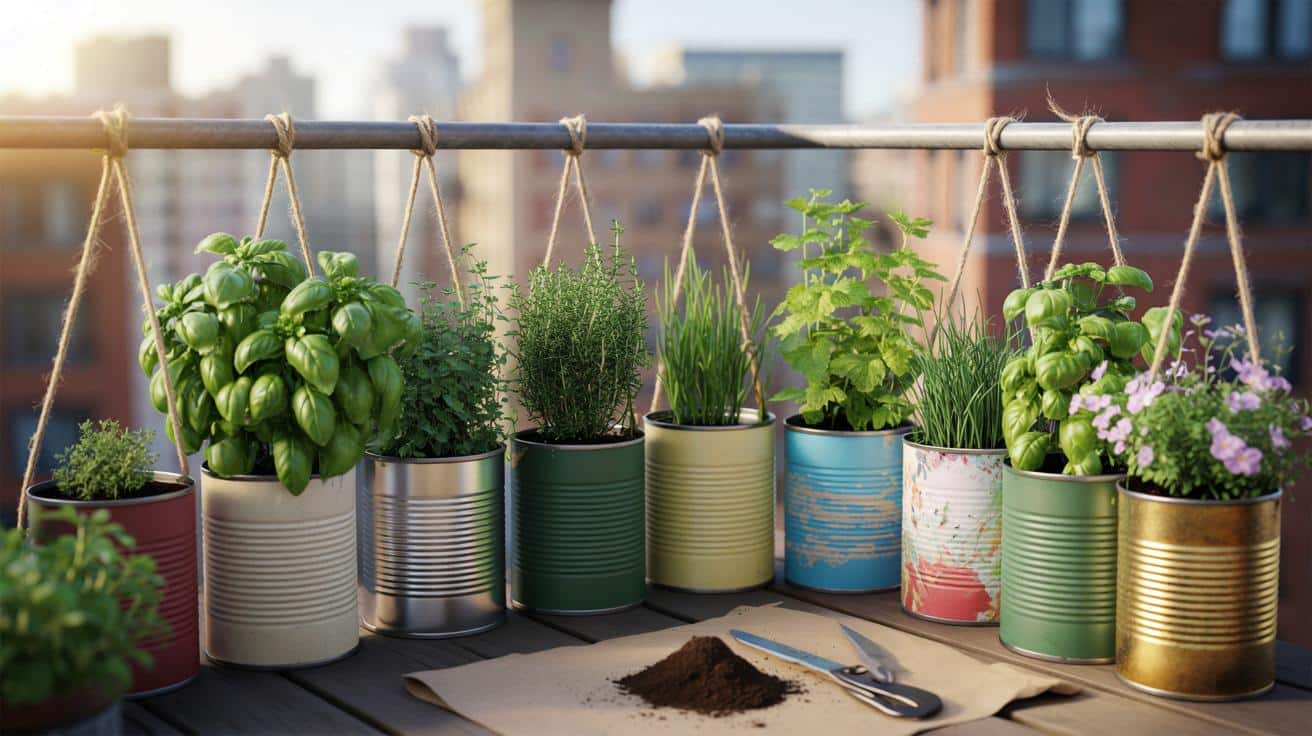 Nie wyrzucaj tej puszki po jedzeniu. Zrób z niej ziołowy mini ogródek