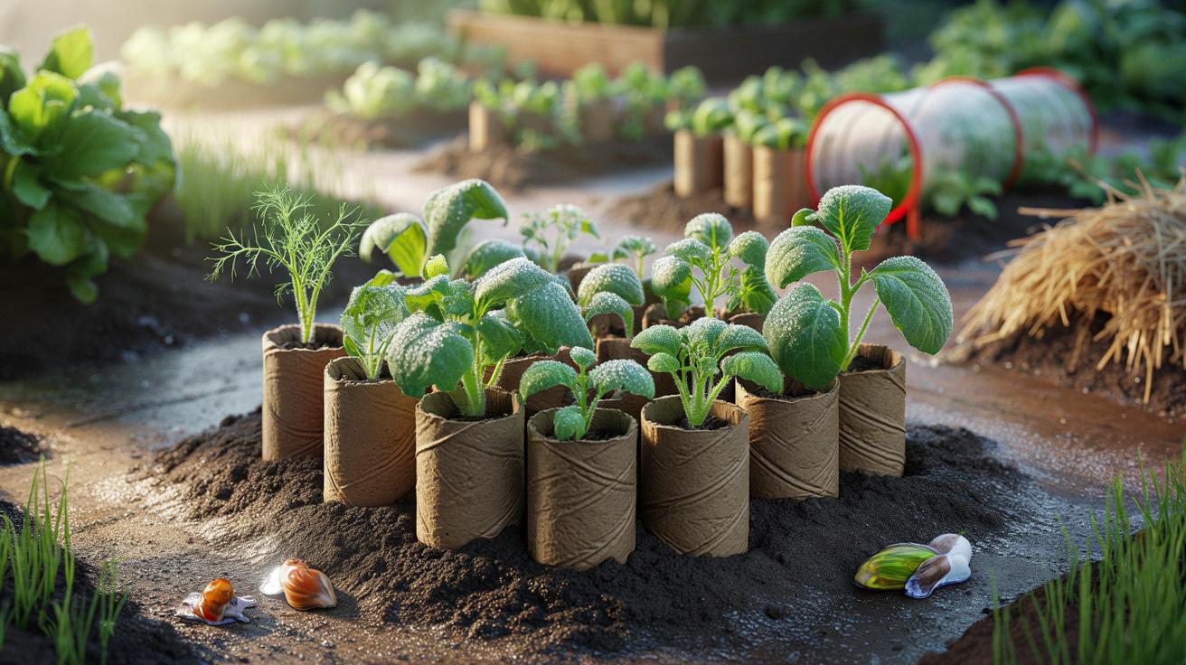 Nie wyrzucaj rolek po papierze toaletowym – uratują wiosenne siewki w jedną noc