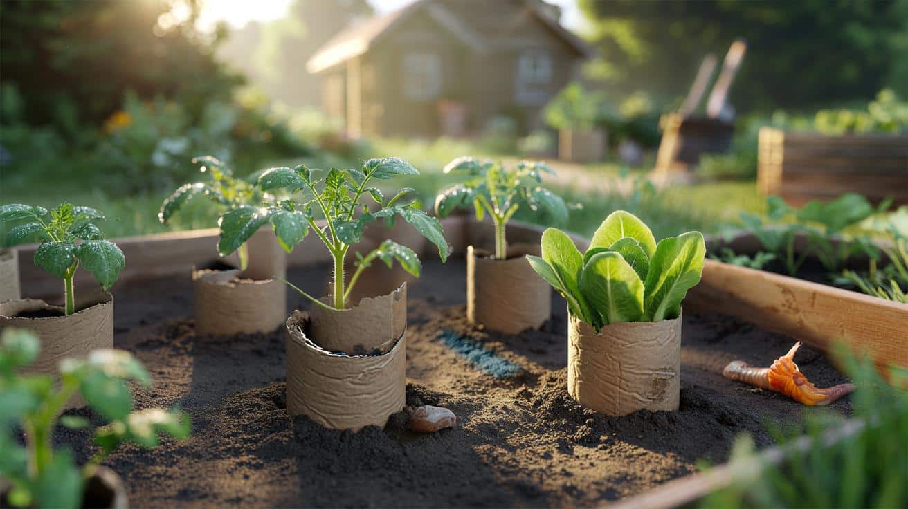 Nie wyrzucaj rolek po papierze toaletowym. W ogrodzie działają jak tarcza dla wiosennych siewek