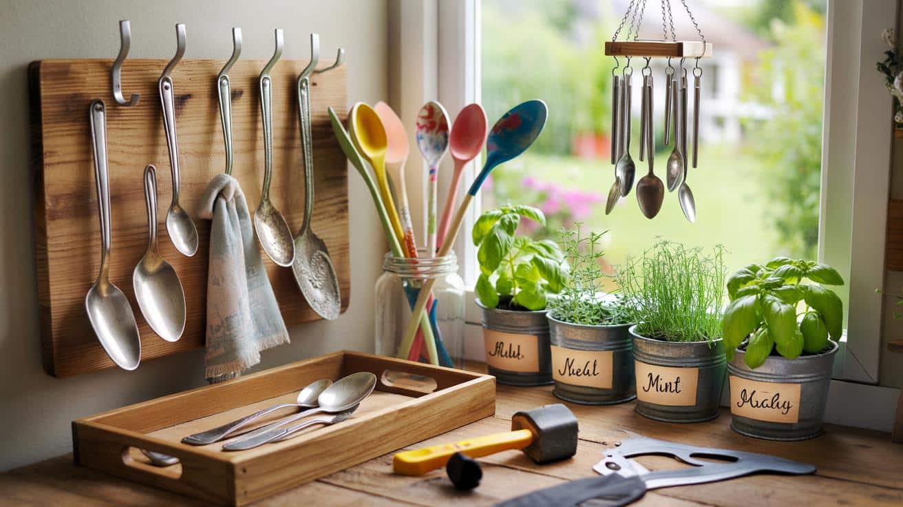 Nie wyrzucaj starych łyżek: 12 genialnych patentów na dom i ogród