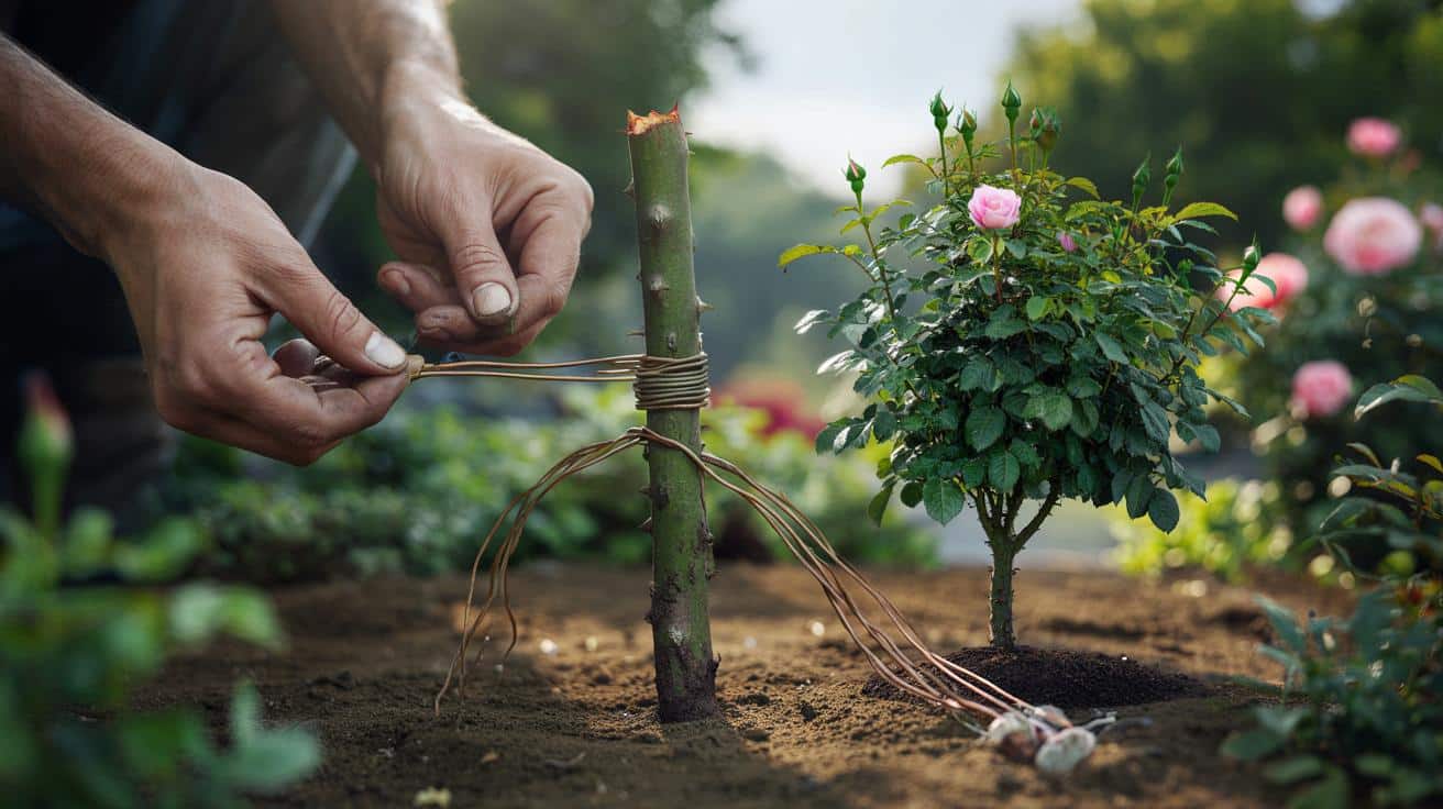 Nie wyrzucaj starych pędów róż: trik z drutem robi z nich nowe krzewy