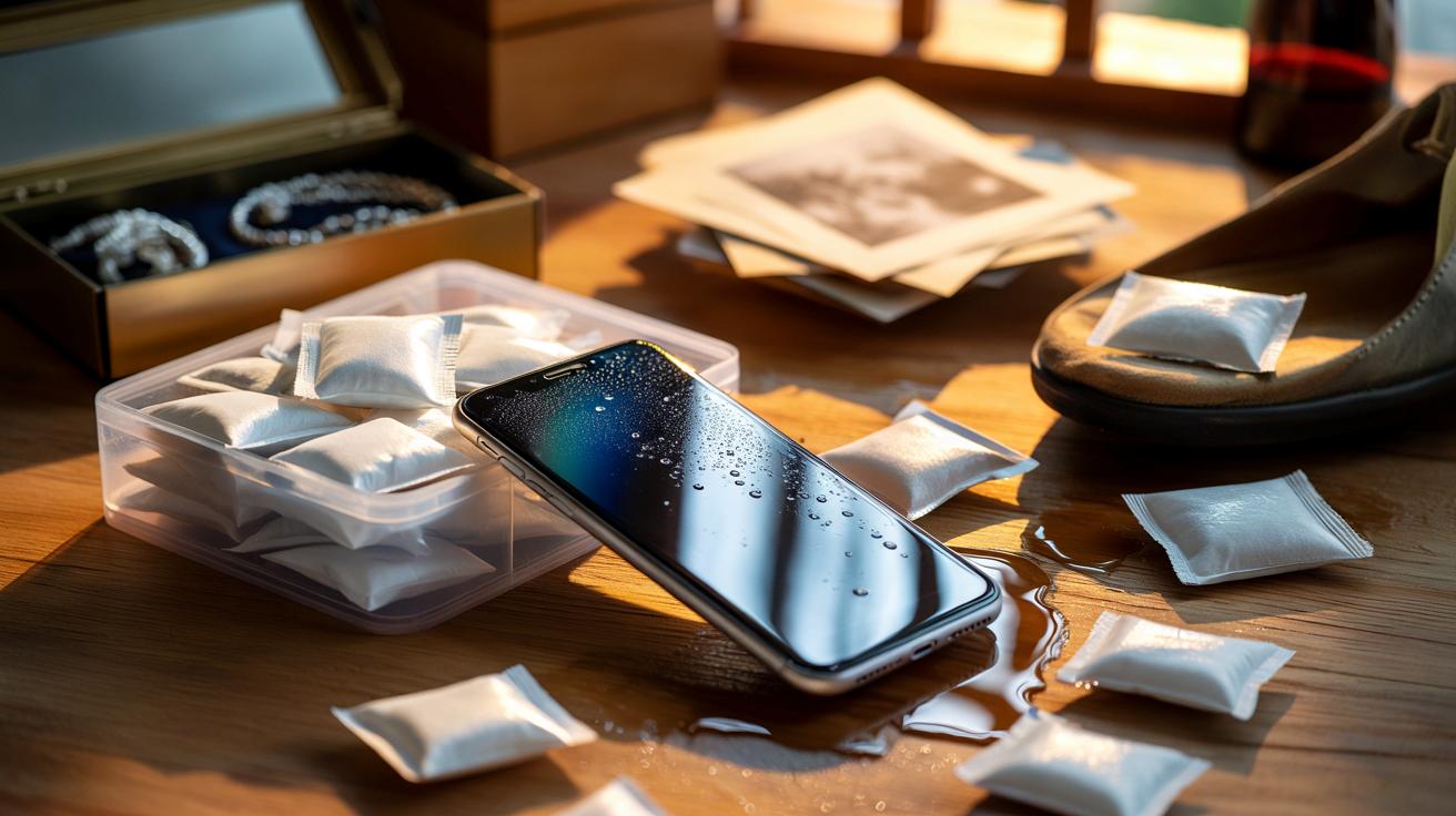 Nie wyrzucaj tych białych saszetek: ratują mokry telefon i nie tylko