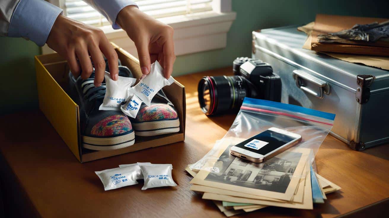 Nie wyrzucaj tych białych saszetek z pudełka po butach. Zobacz, do czego się przydają