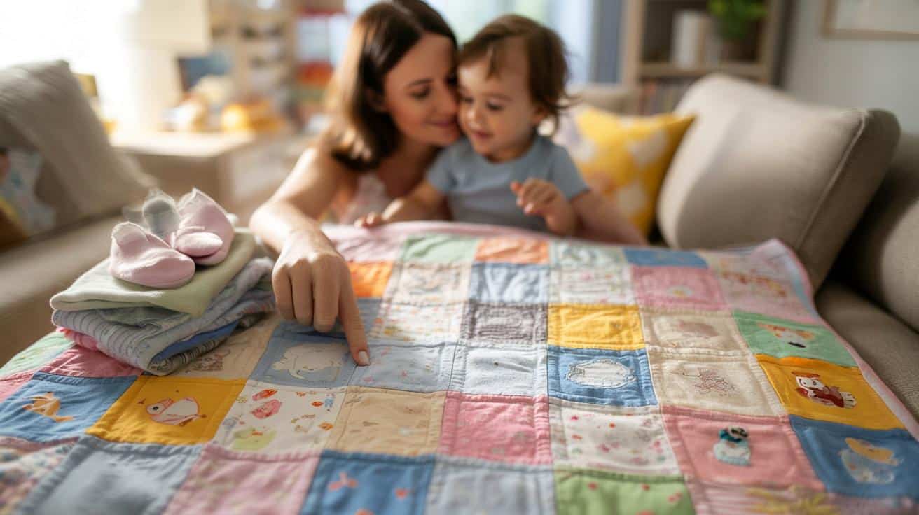 Nie wyrzucaj ubranek po dziecku: zrób z nich koc pełen wspomnień