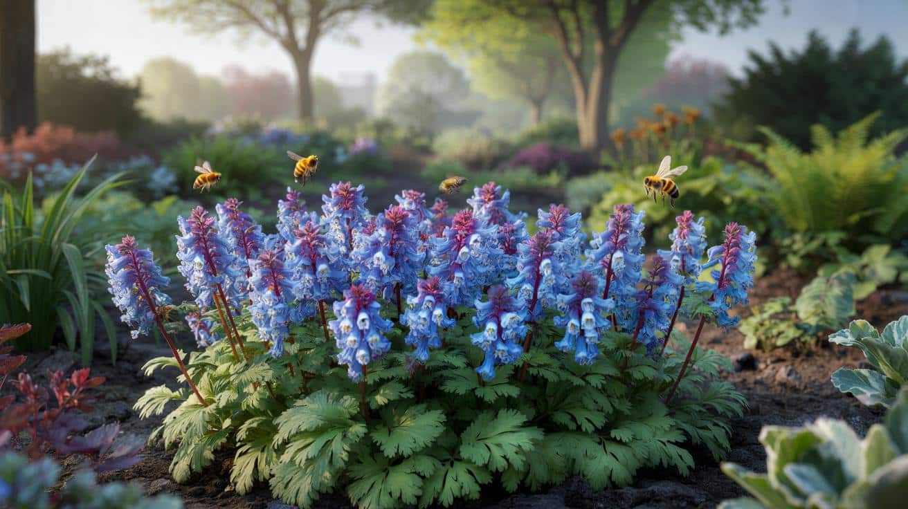 Niebieska perełka dla pszczół: bylina, która odmienia ogród