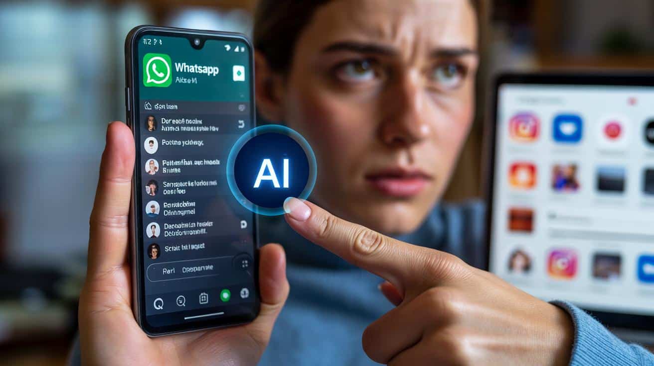 Niebieskie kółko w WhatsApp i Instagramie: jak je ukryć i ograniczyć Meta AI