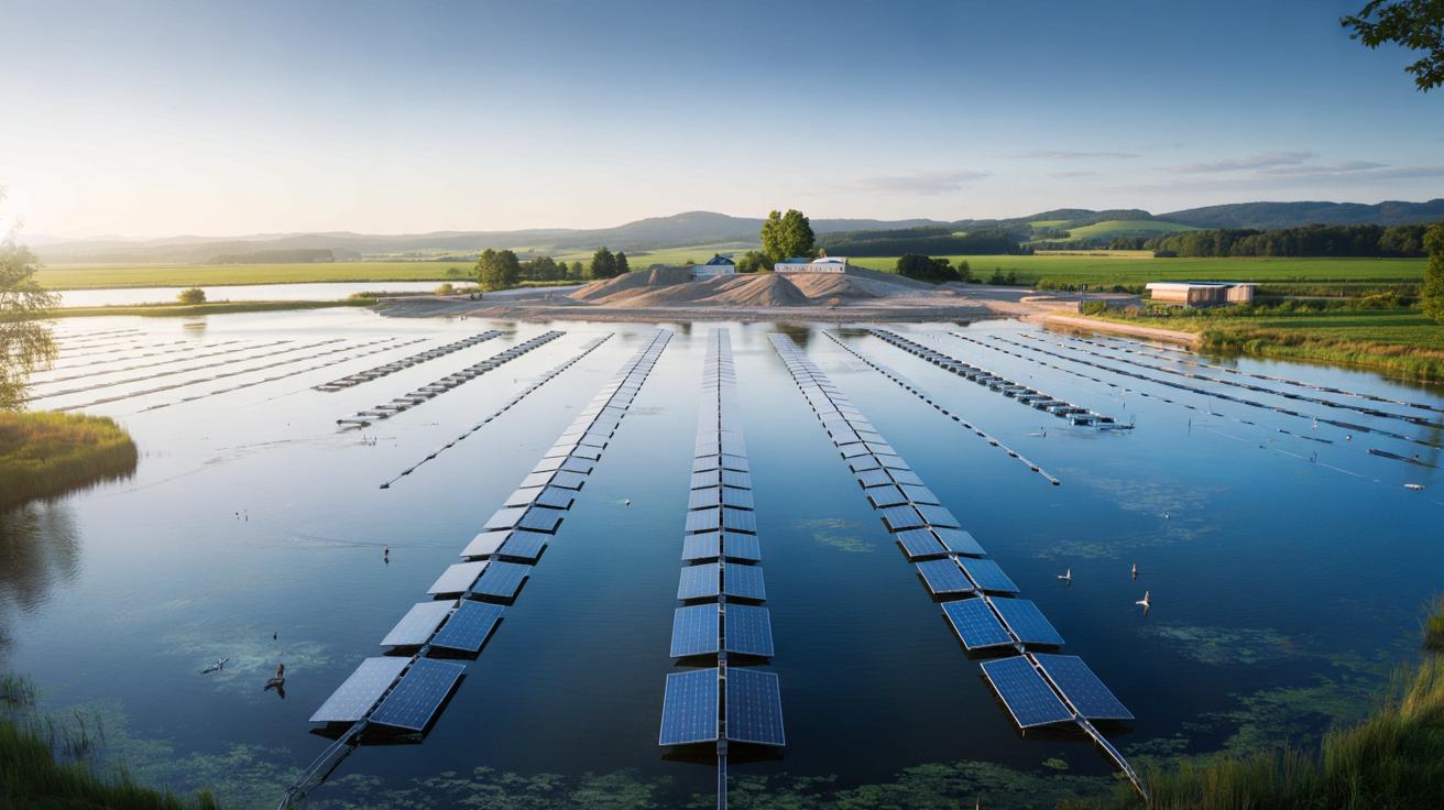 Niemcy przykrywają jeziora panelami słonecznymi. Sprytna odpowiedź na kryzys energii