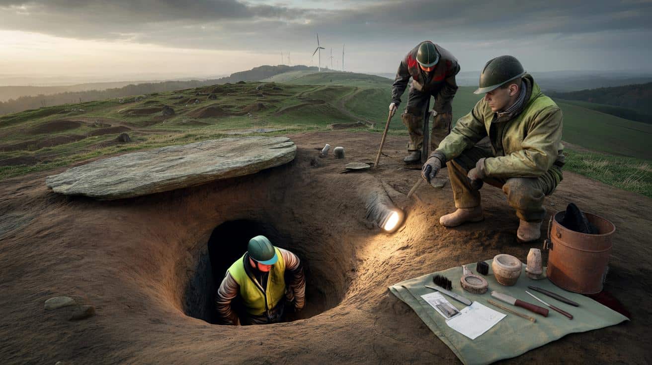 Niemcy: archeolodzy odkryli średniowieczny tunel w samym centrum pradawnego cmentarzyska