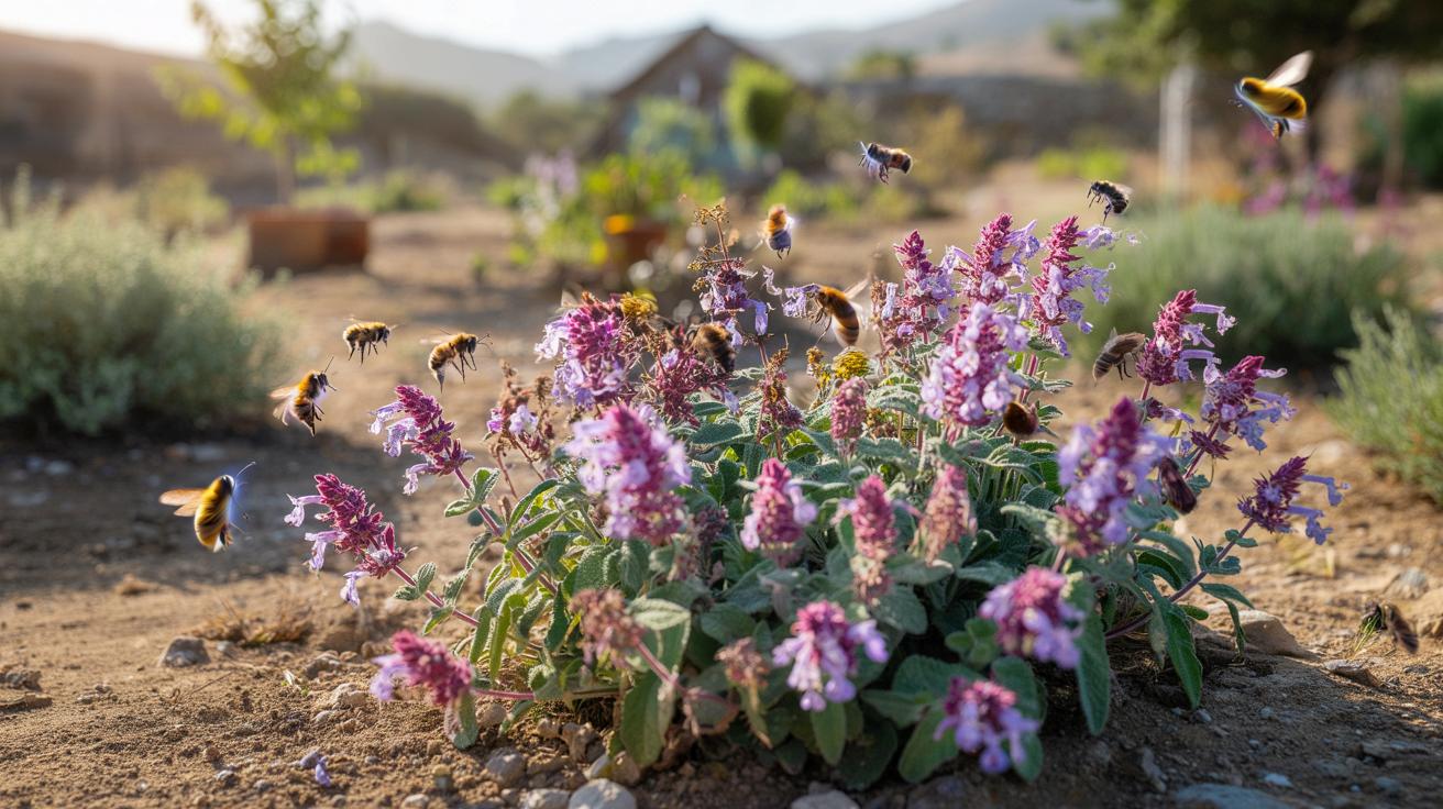 Ta niepozorna bylina bije lawendę: ogród suchy pełen pszczół