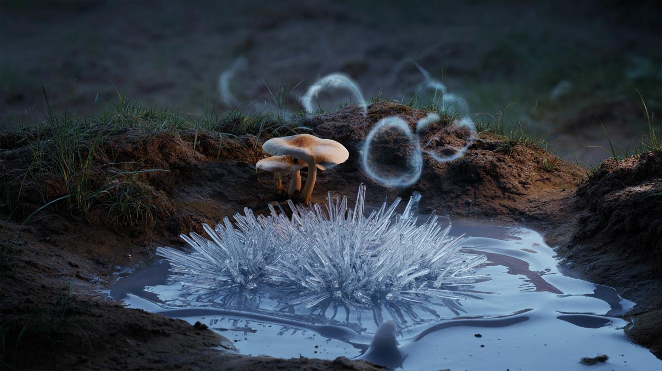Niepozorny grzyb z gleby ma białko, które błyskawicznie zamienia wodę w lód