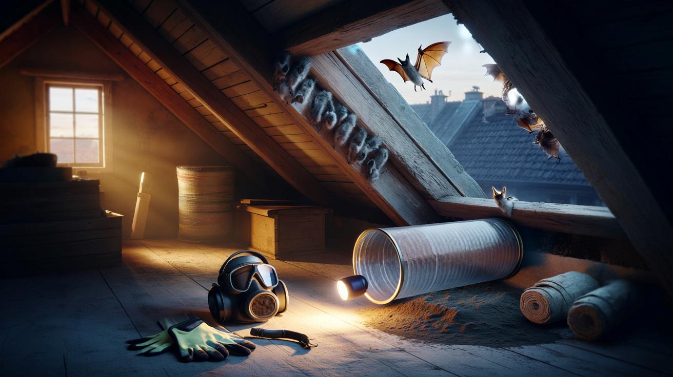 Nietoperze na strychu? Sprawdzone sposoby, jak je bezpiecznie przepłoszyć