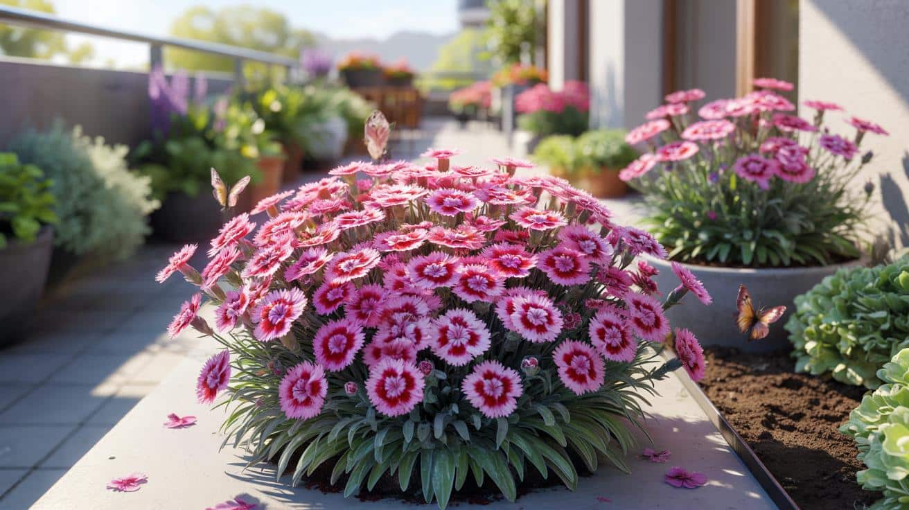 Niezwykły goździk na balkon i do ogrodu: kwitnie od wiosny do jesieni