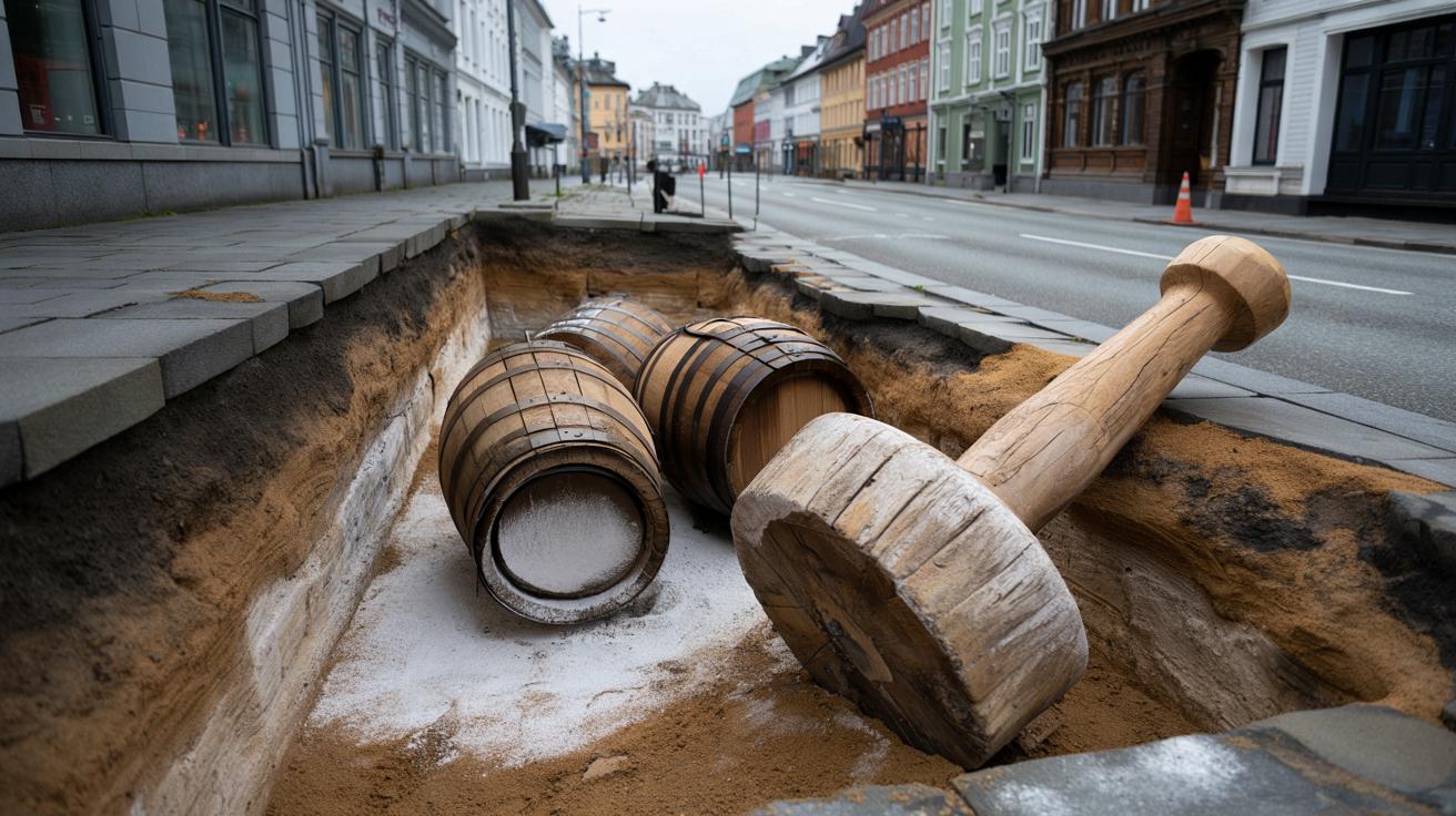 Norweskie miasto zdradza sekret sprzed 400 lat. Trzy beczki zmieniają historię Skien