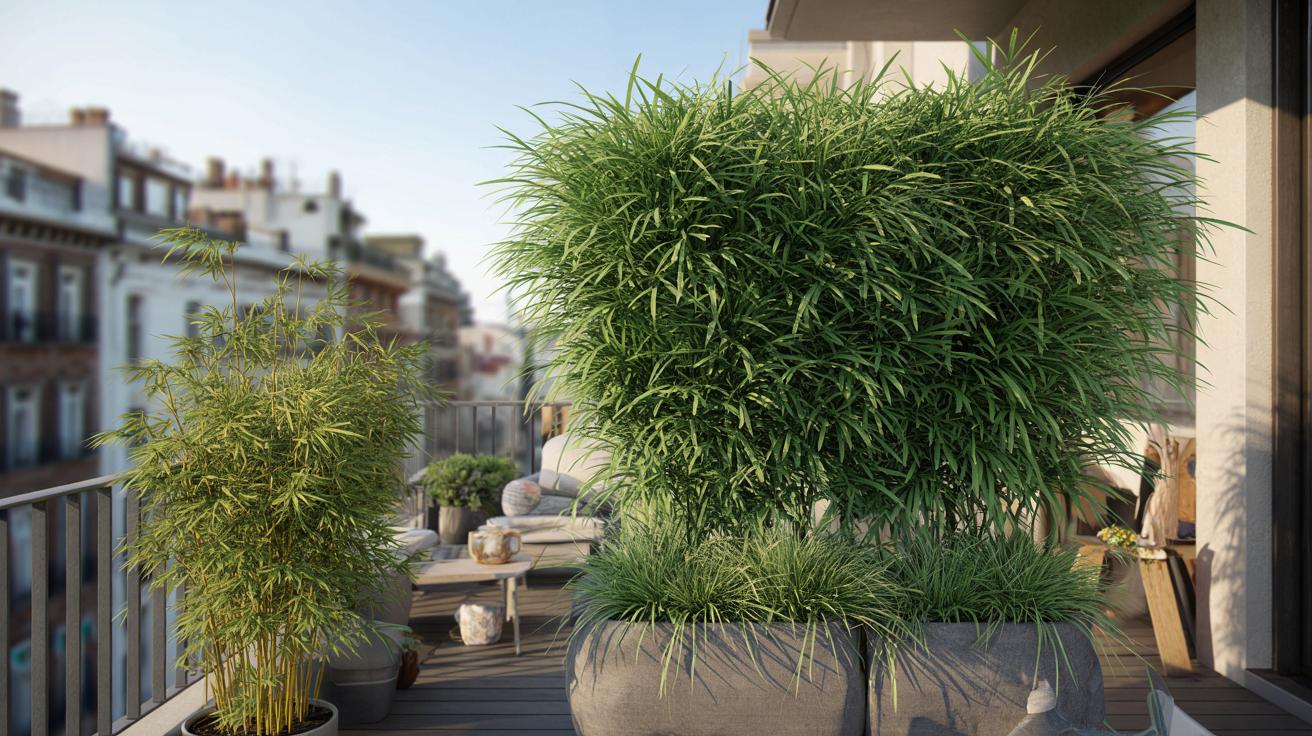 Nowa azjatycka gwiazda balkonów. Coraz więcej osób rezygnuje z bambusa