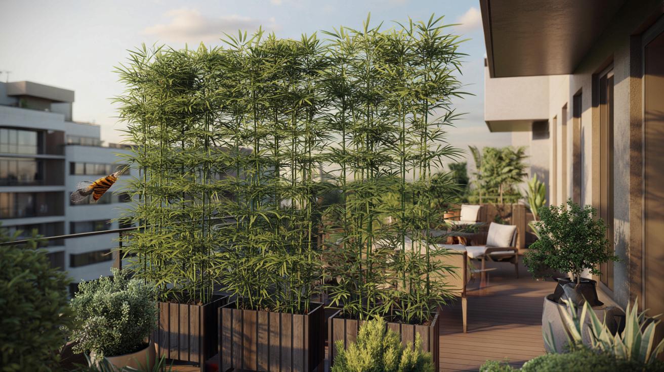 Nowa azjatycka gwiazda balkonów. Może spokojnie zastąpić bambus