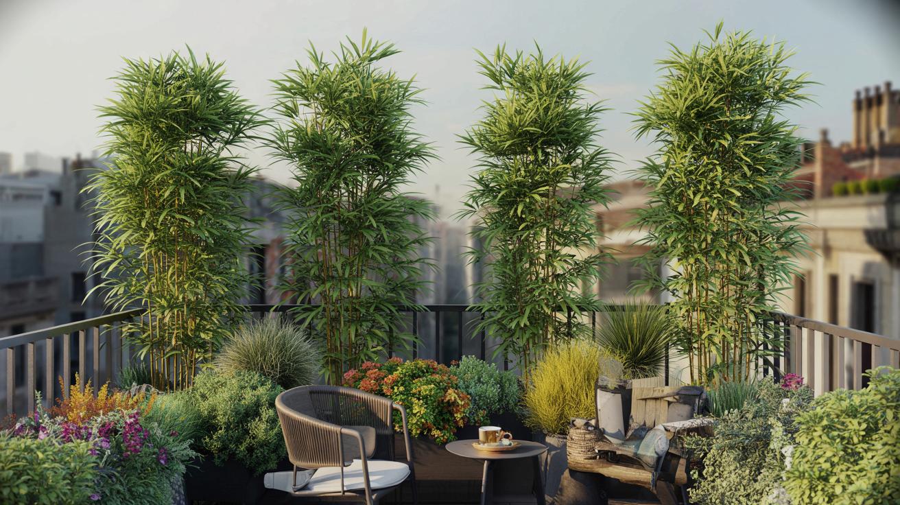 Nowa azjatycka gwiazda balkonów: roślina, która wypiera bambus