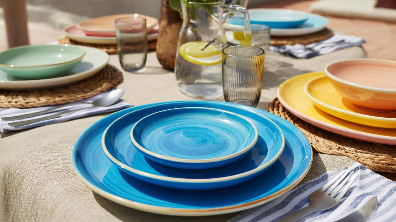 Nowa zastawa za grosze: kolorowe talerze z efektem śródziemnomorskim