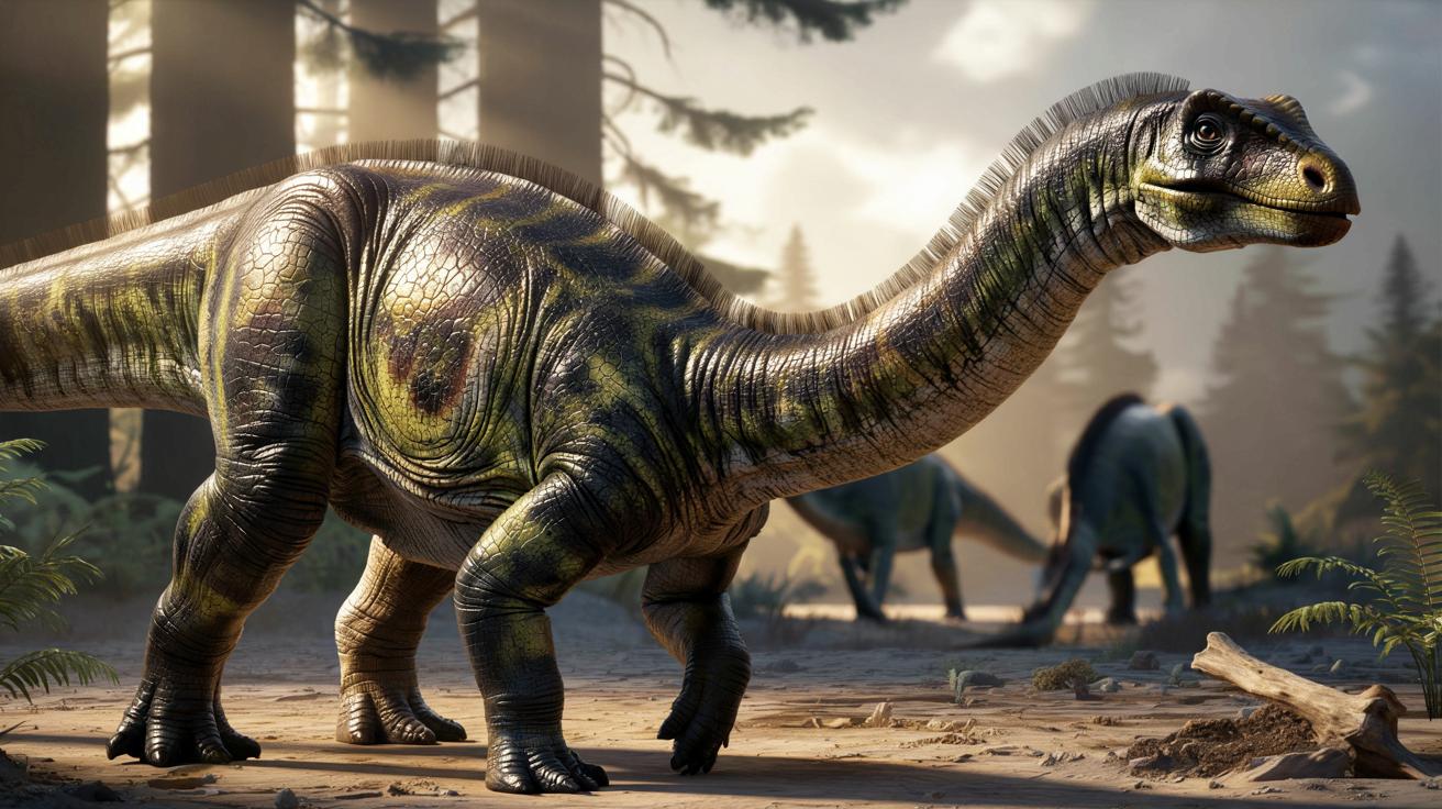 Nowe badania skóry diplodoka pokazują, że dinozaury mieniły się kolorami