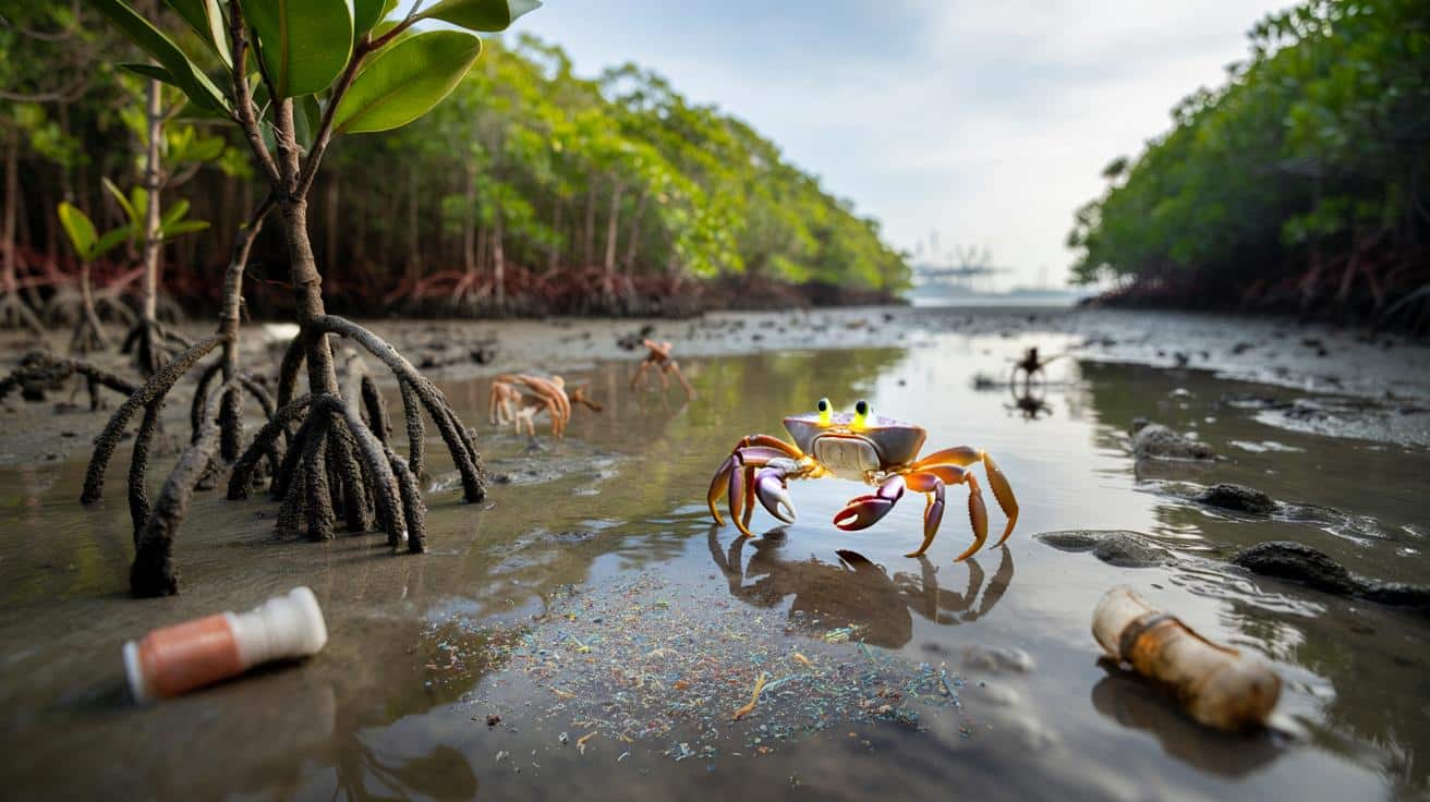 Nowe badanie: kraby „mielą” plastik na pył, który wraca na nasze talerze