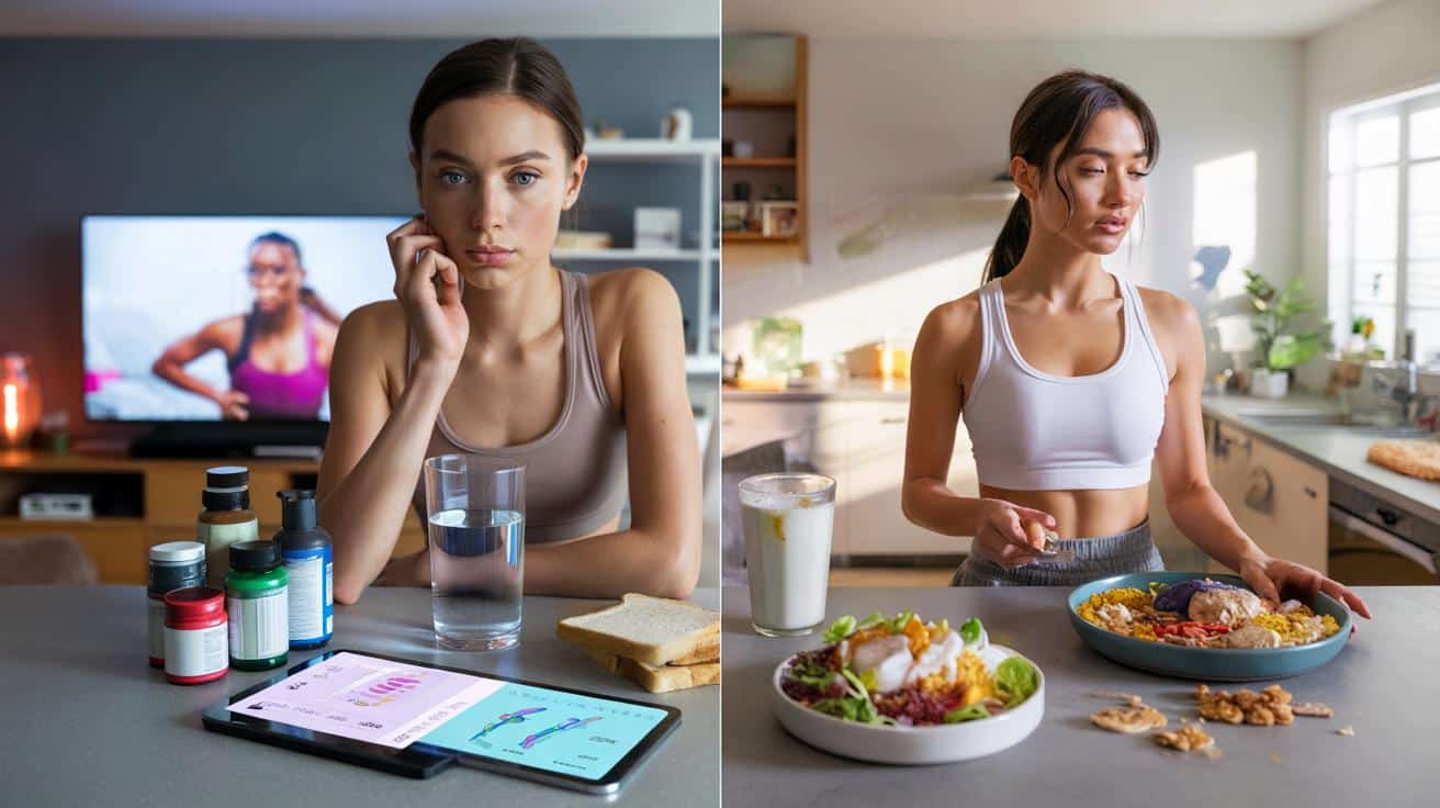 Nowe hity zdrowia i fitnessu: post wodny, mięśnie bez planu i pułapki „fit” na talerzu