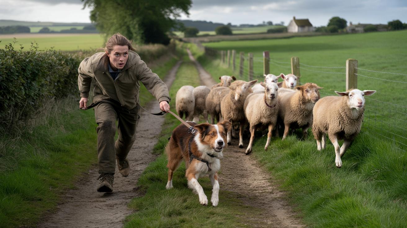 Nowe ostre kary za spacery z psem w Anglii i Walii. Wystarczy sam pościg