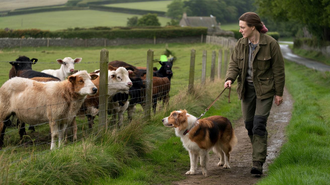 Nowe prawo spacerów z psami w Anglii i Walii: kary bez limitu za gonienie zwierząt gospodarskich