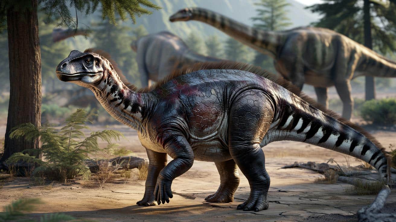 Nowe spojrzenie na diplodoka: młode dinozaury mogły mienić się ciemnymi barwami