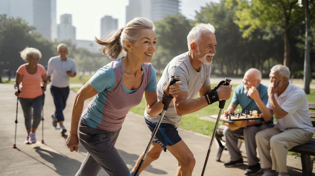 Nowe spojrzenie na starość: wielu seniorów zyskuje sprawność zamiast ją tracić