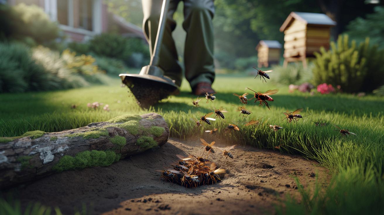 Nowe zagrożenie w ogrodach: ukryte gniazda szerszenia azjatyckiego pod ziemią