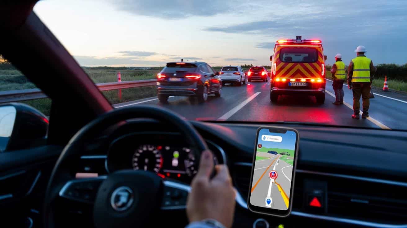 Nowy alarm w Waze ostrzega kierowców przed służbami przy drodze