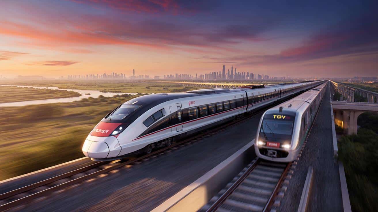 Nowy chiński pociąg CR450 zostawia TGV daleko w tyle