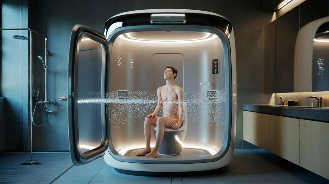 Nowy hit łazienek z Japonii: „ludzka pralka” zamiast tradycyjnej kabiny prysznicowej