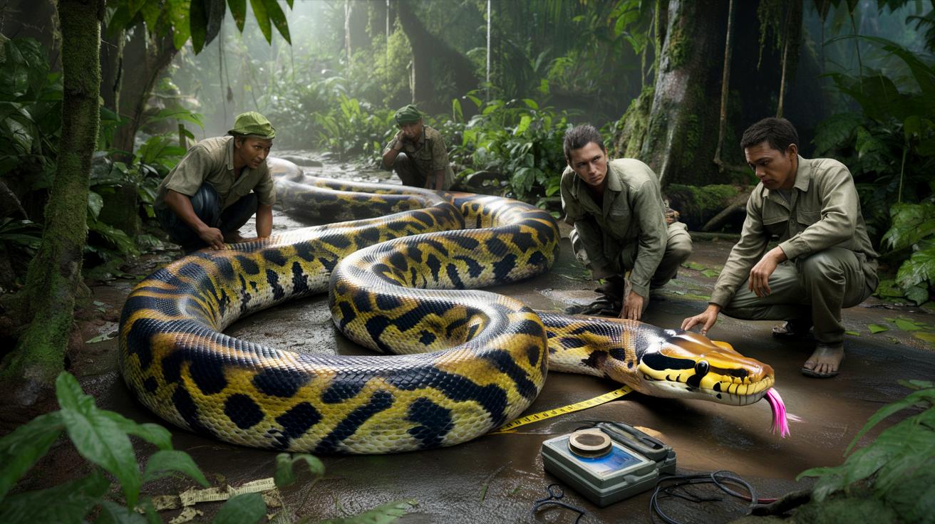 Nowy rekord długości węża: gigantyczny pyton z Indonezji zadziwił naukowców