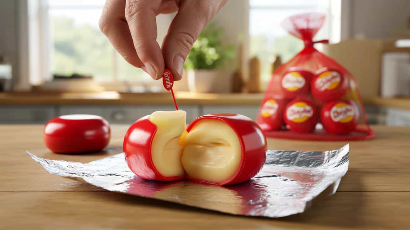 O co tak naprawdę chodzi w czerwonej otoczce sera Babybel?