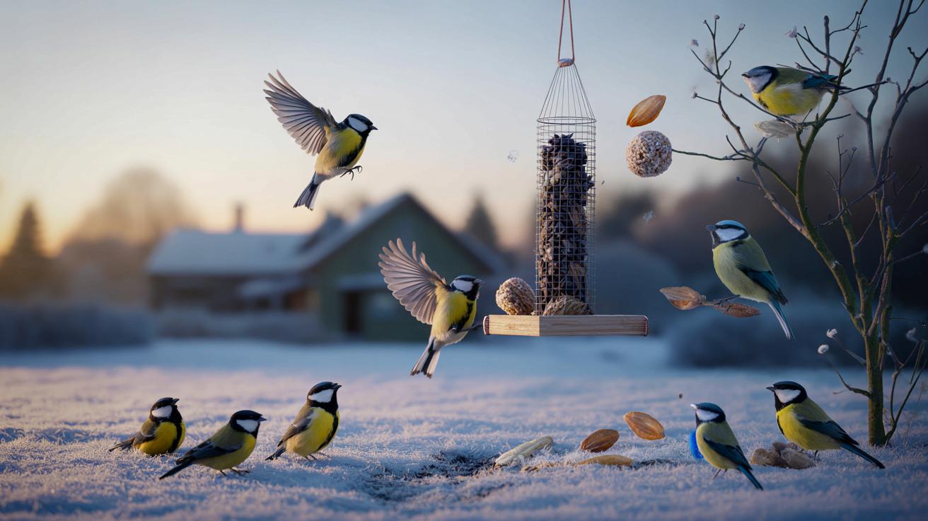 O której godzinie sikory przylatują do karmnika? Ten rytuał działa cuda