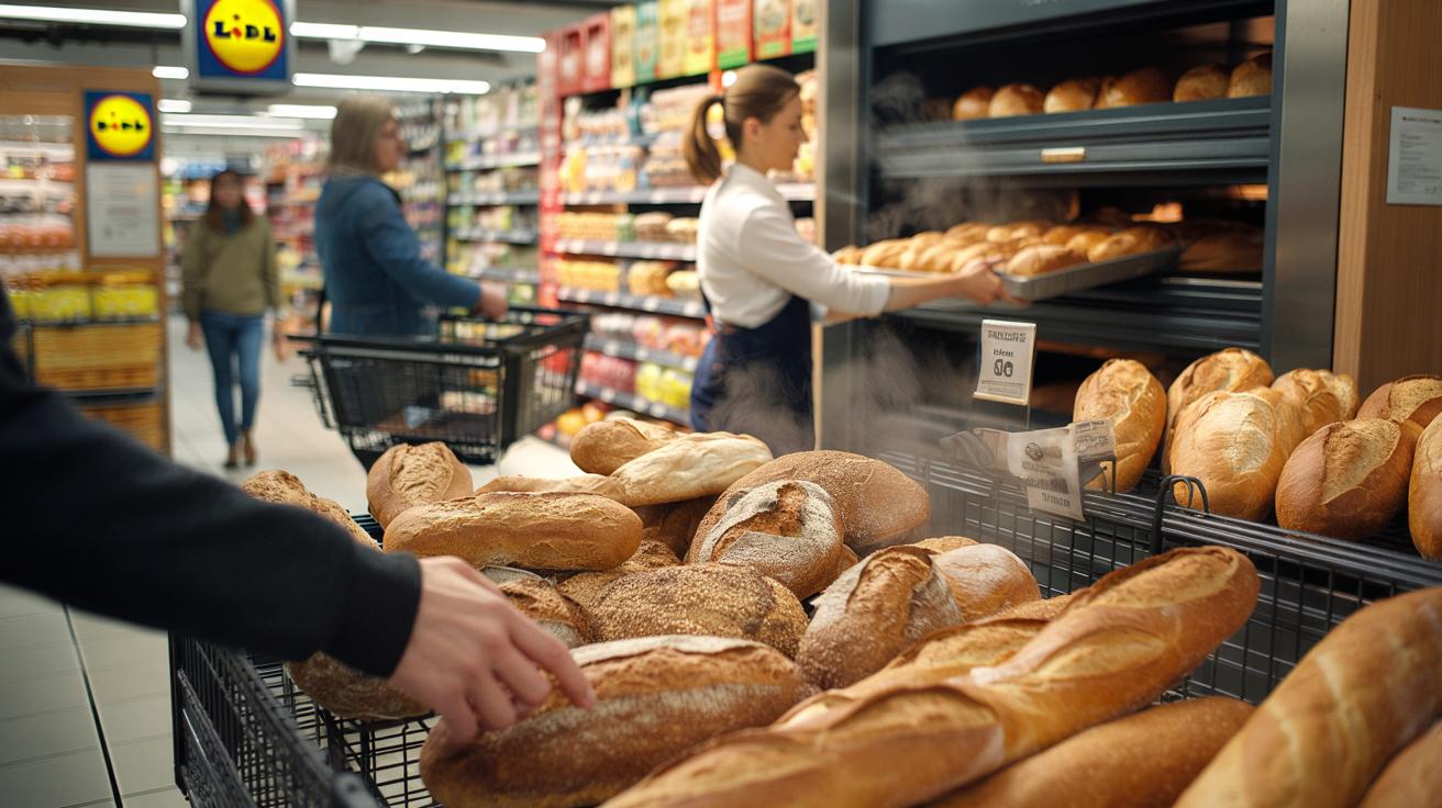 O tej porze kupisz w Lidlu gorący chleb za pół ceny