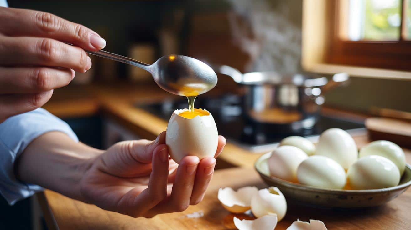 Jak obrać jajko w kilka sekund? Prosty trik z łyżeczką podbija internet