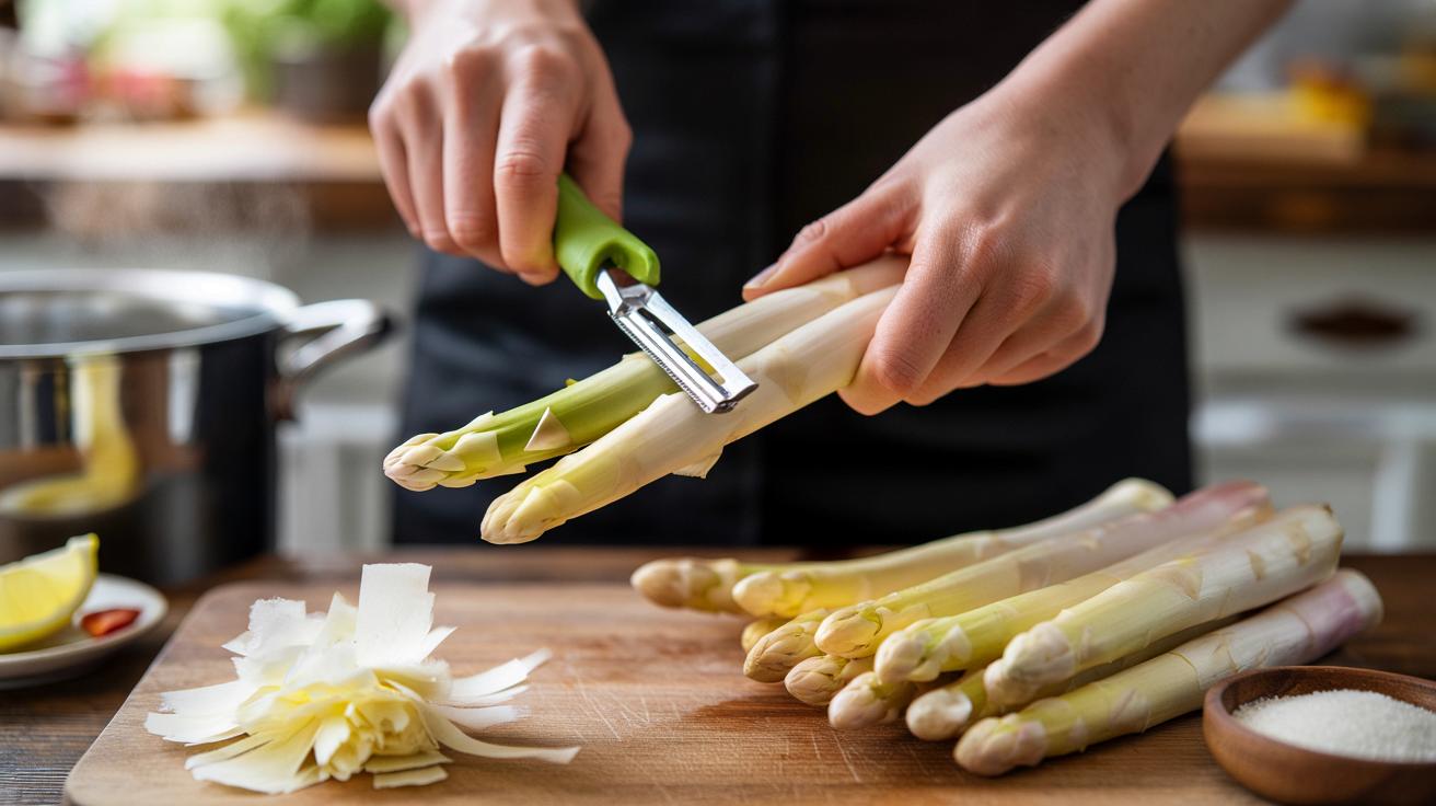 Robisz ten błąd przy obieraniu szparagów? Przez to są gorzkie