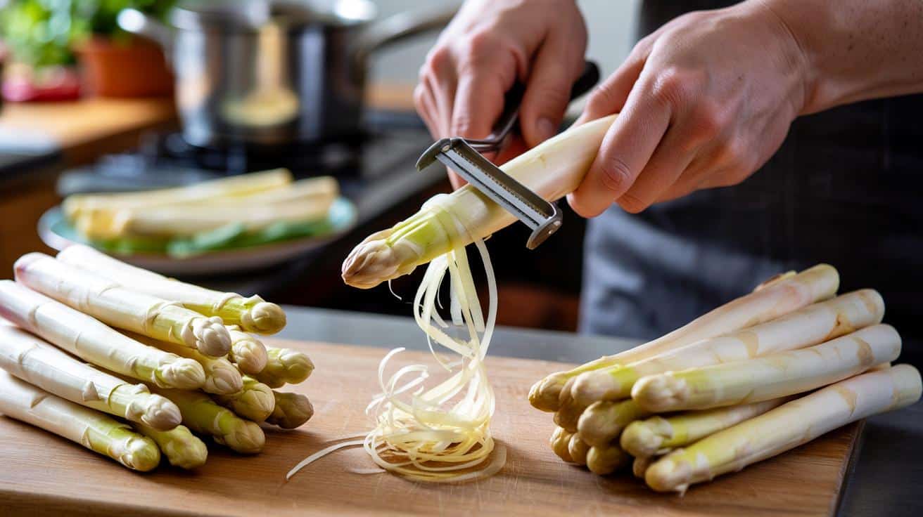 Obierasz szparagi w ten sposób? Dlatego wychodzą twarde i gorzkie