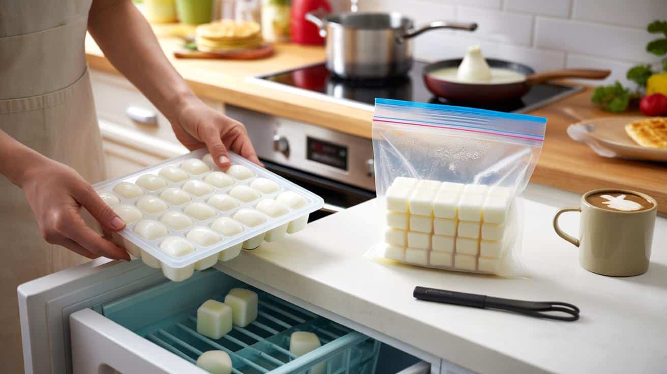 Od miesiąca mrożę mleko w kostkach. Kuchnia stała się prostsza